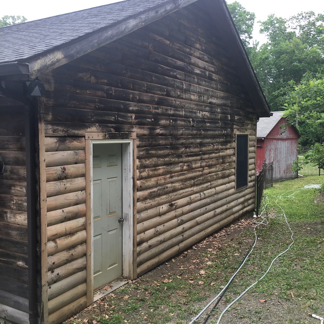 HOUSE WASH ,LOG HOME, CLIFTON PARK NY