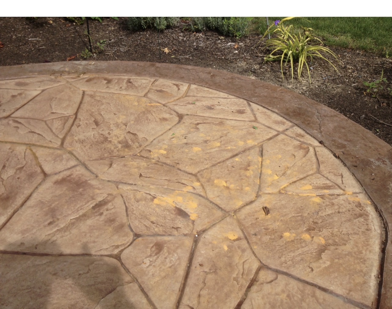 Rust Removal fro concrete patio