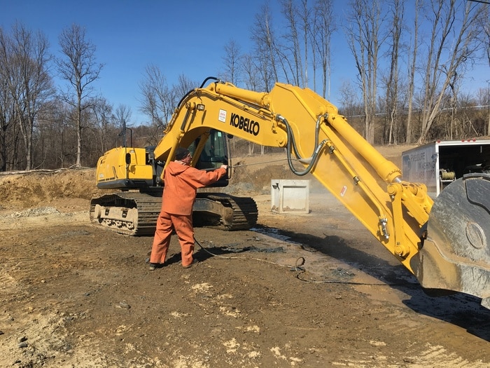 Heavy Equipment Cleaning | H2O Pressure Washing
